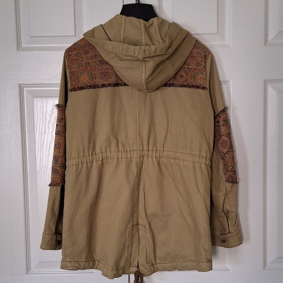 FREE PEOPLE Tapestry Canvas Jacket Runs Large - Picture 2 of 12